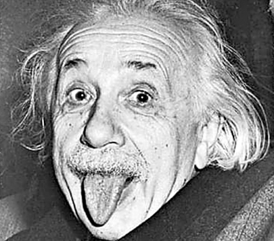 爱因斯坦用舌头 微笑 光明日报 光明网